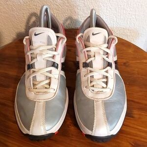 Nike Air Brassie Womens Golfing Shoes Gray/ Pink Plaid Sports Athletic Sz.8